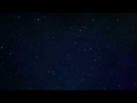 [10 Hours] Stars at Night BLUE B/G - Video & Audio Crickets [1080 HD] Slow TV