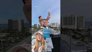 Why do men jump higher than women in high diving 👀 #bravegang
