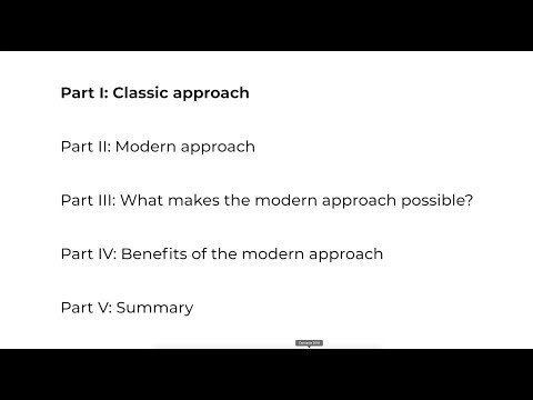 Data-Centric Software Part 1: The Classic Approach