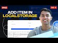 40 Keep Todo Data After Refresh Adding Local Storage In React