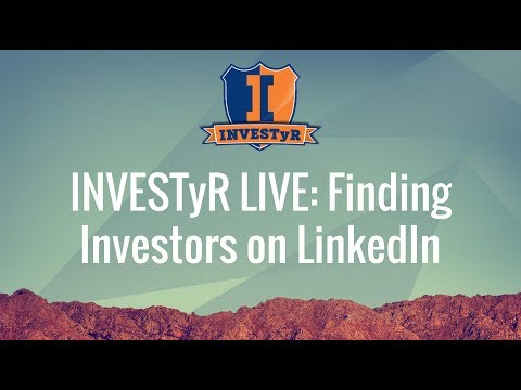 INVESTyR Live: Finding Investors on LinkedIn