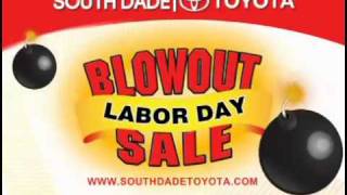 preview picture of video 'South Dade Toyota - Labor Day Blowout Sale!'