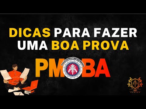 COMO FAZER SUA PROVA DE FORMA MAIS FÁCIL POLICIA MILITAR DA BAHIA (PMBA)