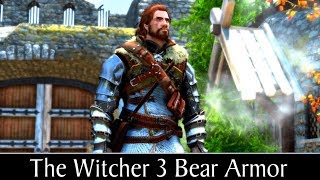 Skyrim Special Edition: ▶️The Witcher 3 Bear Armor◀️ Mini Mod Showcase