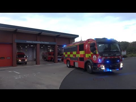 *TWO TONES* Ashton's Pump + Technical Response Unit Turnout - Greater Manchester Fire & Rescue