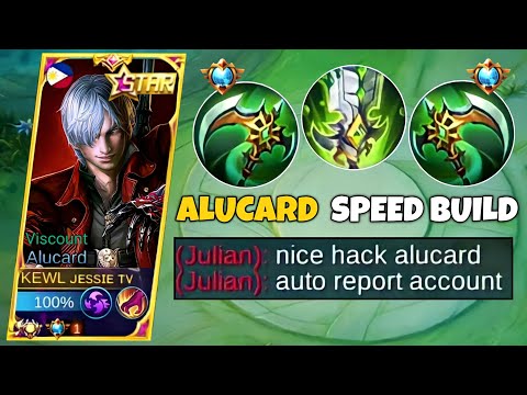 THE ONLY ATTACK SPEED BEST FOR ALUCARD | ALUCARD BEST BUILD 2022! | MLBB