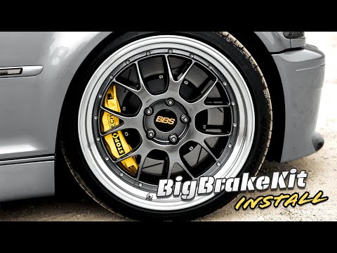 E46 M3 Stoptech BBK install - DIY