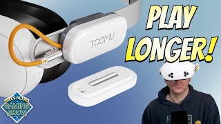 Extend your VR Playtime with this Dual Battery Pack for Meta Quest!