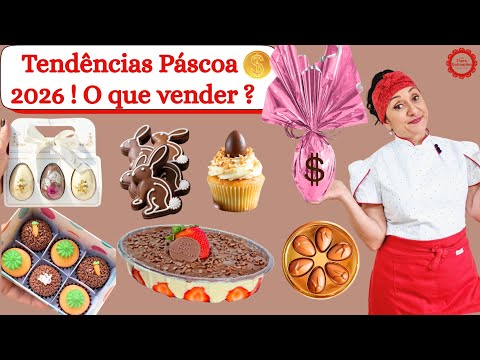 12 IDÉIAS PARA PÁSCOA 2026! Dá para vender e lucrar muito na Páscoa mesmo com o chocolate caro!
