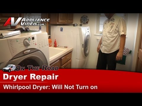 Whirlpool Dryer Repair - Will Not Turn On - Belt Switch