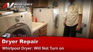 Whirlpool Dryer Repair - Will Not Turn On - Belt Switch