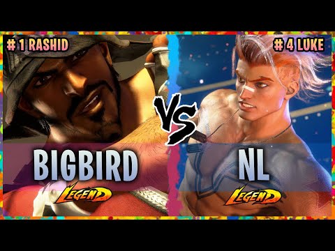 SF6 ▰ Ranked #1 Rashid  (BigBird) Vs. Luke (NL)『Street Fighter 6』