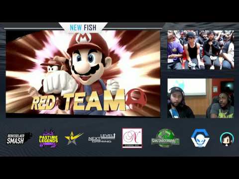 NEW FISH Smash 4 Doubles: MVD (Diddy) & Ally (Mario) vs. Mr. E (Marth) & Dark Wizzy (Mario)