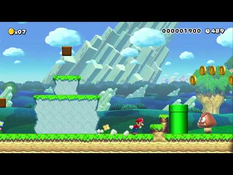Contest Land 1-1 by Hawke - Miiverse - SUPER MARIO MAKER - NO COMMENTARY 1bh