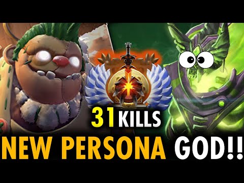 NEW PERSONA PUDGE GOD!! OMG 31KILLS VS IMMORTAL RANK PUGNA MID NO MERCY | GENIUS PUDGE