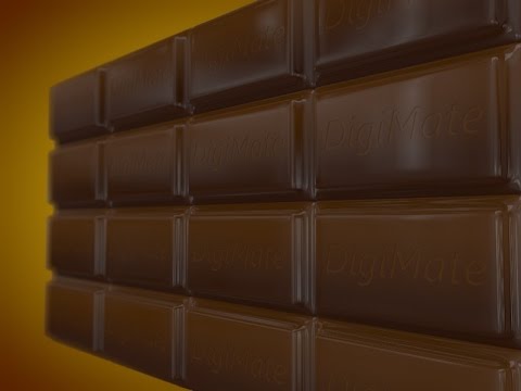 Cinema 4d Chocolate Bar Modeling