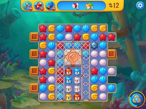 Fishdom level 7124 no boosters フィッシュダム ノーマル [Friend's]