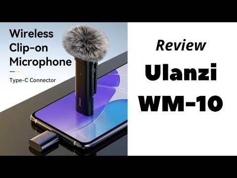 Беспроводной микрофон Ulanzi WM-10 Type-C, петличный для iPhone 15/16, Android, Bluetooth, для блогера, стрима, записи видео - фото 1 - id-p3032229735