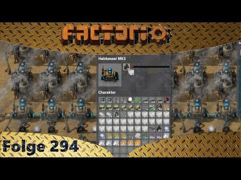 Factorio - Seablock - Festbrennstoff verteilen - Let's Play 294 - Deutsch - German