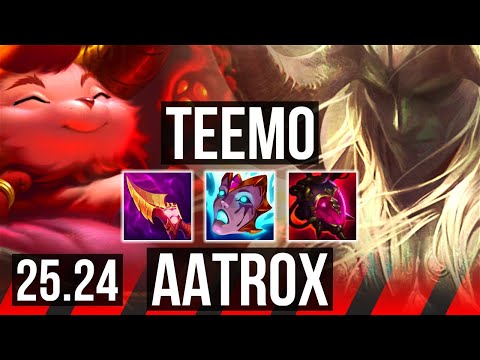 TEEMO vs AATROX (TOP) | KR Master | 25.24