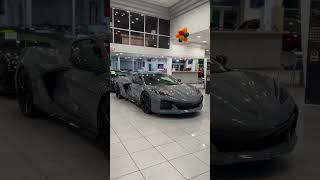 Sea Wolf Gray on the C8 Corvette Z06 looking absolutely 🔥