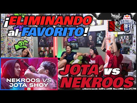 🔴COLOMBIANOS REACCIONAN a JOTA vs NEKROOS - ¡ELIMINANDO al FAVORITO! [RED BULL PERÚ 2023]