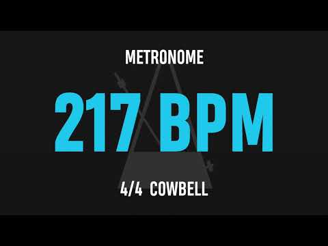 217 BPM 4/4 - Best Metronome (Cowbell)