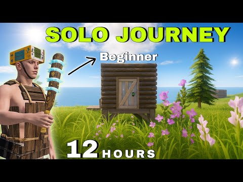 SOLO JOURNEY 12 HOURS SURVIVE | Oxide Survival Island | 8848 LUFFY #oxide #оксайд #rust 