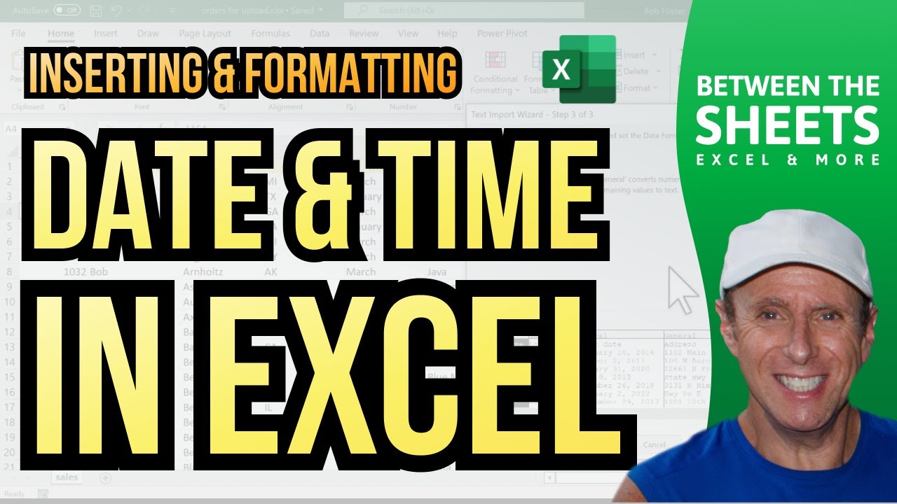 Formatting Dates in Excel