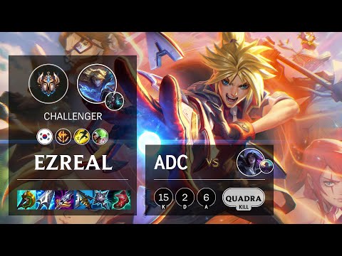 Ezreal ADC vs Kai'Sa - KR Challenger Patch 11.18