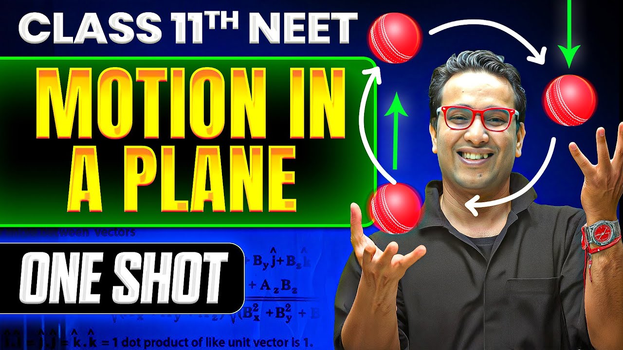Motion in A Plane in ONE SHOT | All Concepts & PYQs |  Basics to Advanced | Class 11 NEET