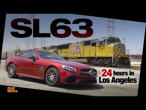 Mercedes-AMG SL 63: 24 hours Non-Stop in LA (German)