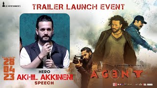 Akhil Akkineni Speech @ Agent Trailer Launch Event