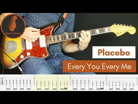 Every You Every Me - Placebo - Learn to Play! (Guitar Cover & Tab)