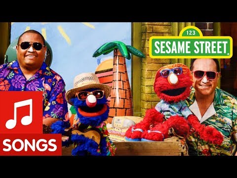 Sesame Street: Let's Go Surfin' Song with Elmo and Grover!