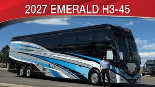 A preview image of the linked video showcasing 2027 Emerald Luxury Coaches Prevost H3-45 Double Slide