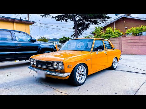 Datsun 510 gets NEW custom Greddy Oil Catch Can!
