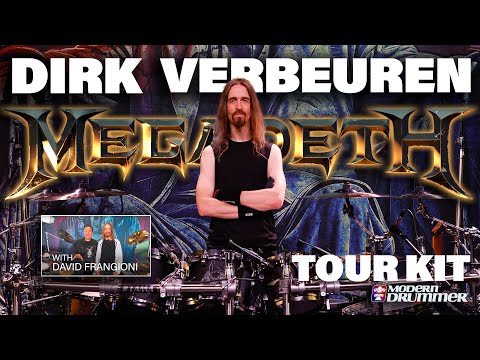 Dirk Verbeuren - Megadeth - Tour Kit Rundown