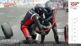 Pitlane DISASTER! | Sonoma Raceway | Fanatec GT World Challenge America 2024
