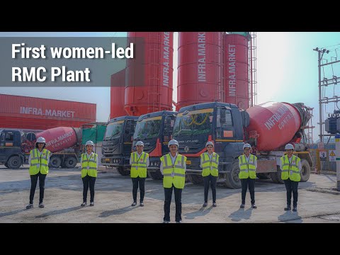 Infra.Market Women Led first RMC Plant - Pune