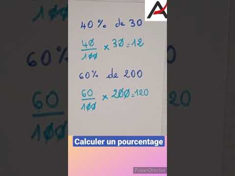 Calculer un pourcentage #shorts