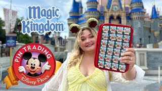 Disney Pin Hunting in Magic Kingdom + Magic Mail Pins Unboxing!