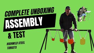 Steel Shooting Targets / HIGHWILD AR500 / Complete Unboxing / Assembly