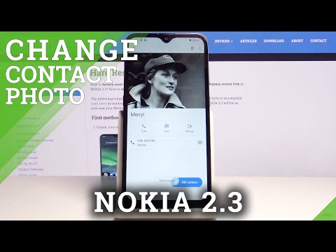 Photo Contact in NOKIA 2.3 – Personalize Contact List