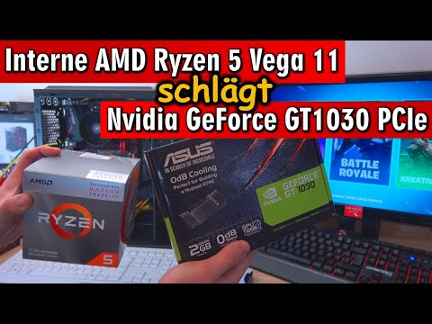 AMD Vega 11 Grafik vs. GeForce GT GTX Vergleich 🤔 was ist besser