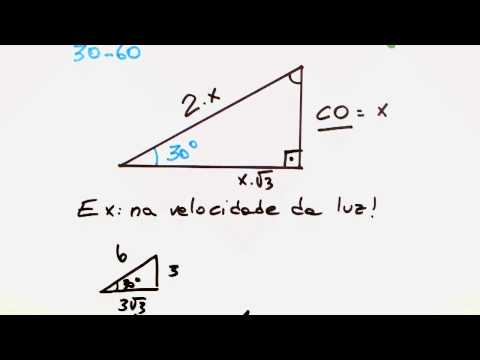 Me Salva! GP11 - Triângulo retângulo 30-60 e 45 graus, método ninja!