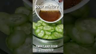 # SWEET AND SOUR CUCUMBER RECIPE