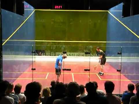 Legends of Squash 2012 Namur, Belgium   David Palmer vs  Simon Parke, Part 4 of 4   YouTube