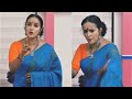 Shalu In Dark Blue Saree