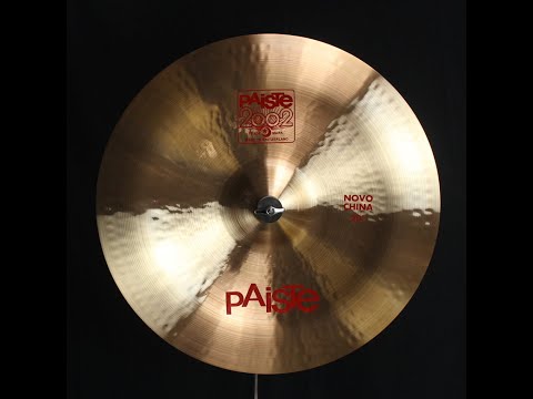 Paiste 20" 2002 Novo China - 1682g (video demo) image 2